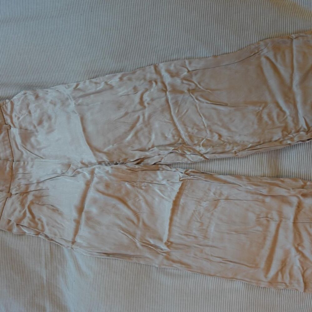 Zara Women's Cream and Tan Trousers